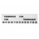 Duże naklejki YANMAR, 680*180mm