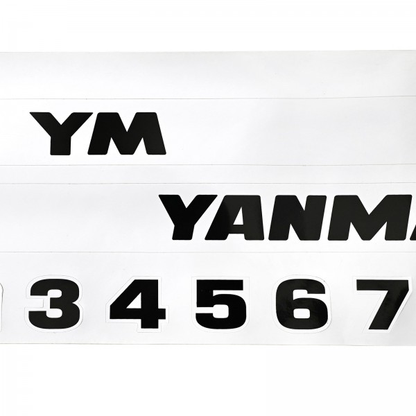 Velké samolepky YANMAR, 680*180 mm