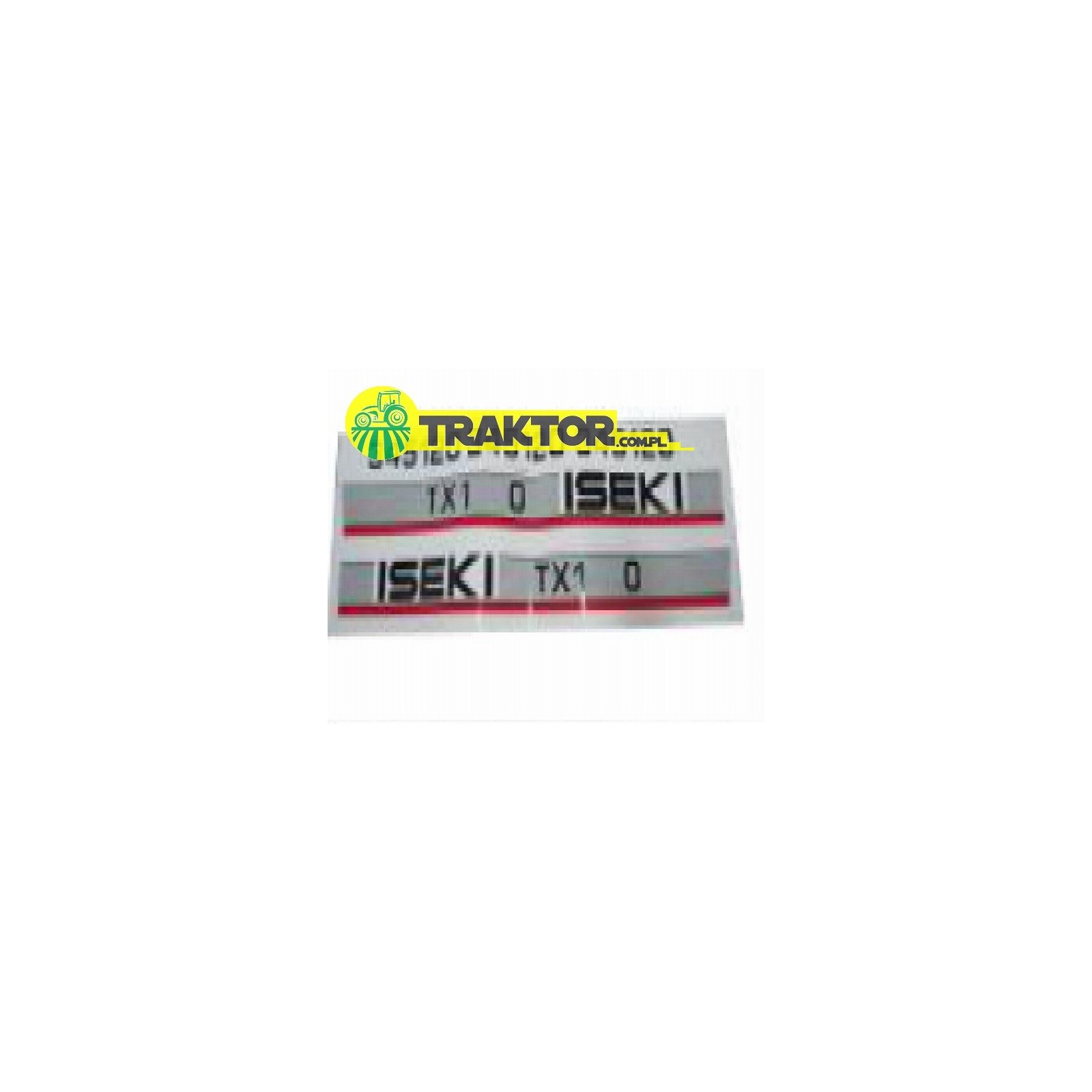 Large stickers, ISEKI : 800*210mm