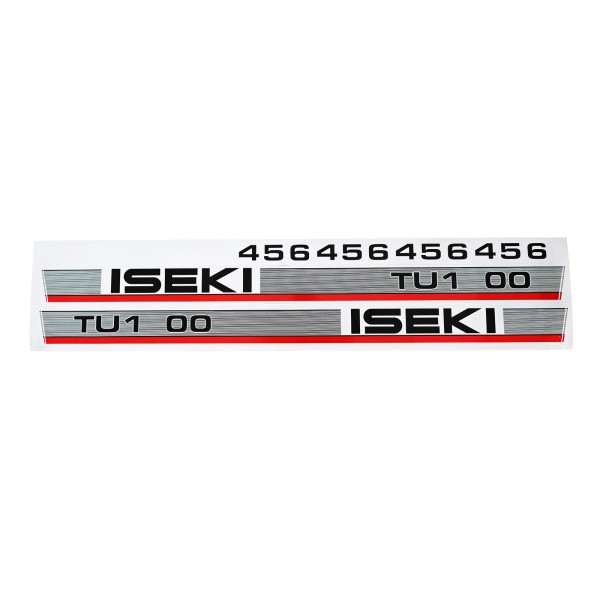 Velké samolepky ISEKI: 960*210 mm