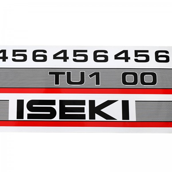 Duże naklejki ISEKI: 960*210mm