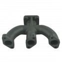 Exhaust manifold, 5650-040-8571-0, Iseki TU1400, Iseki TU1500, Iseki TX1410, Iseki TX1510, Mitsubishi K3A, Mitsubishi K3B, Mitsu