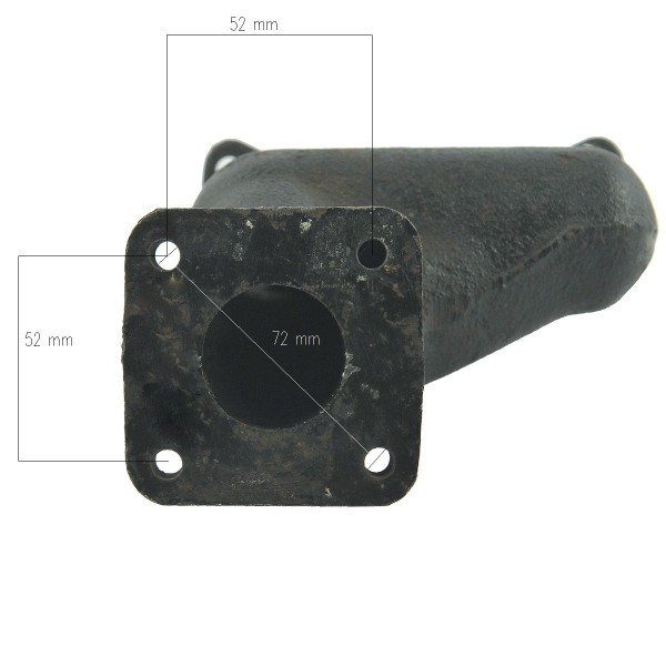 Exhaust manifold / Kubota B5000 / Kubota Z500 / 15221-221248