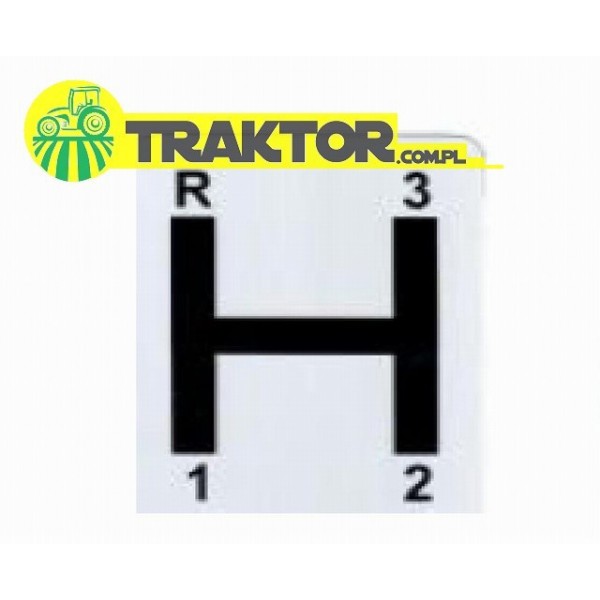 Gear shift plate H