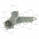 Teleso vodného čerpadla Kubota L1-225, Kubota L1-235, Kubota L1-245, Kubota L1-255, Kubota L1-275, Kubota L285, Kubota L2050, Ku