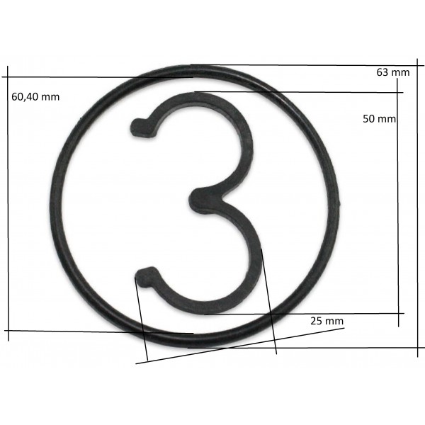Kubota 4 Hole KING Hydraulic Pump Seal Kit