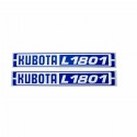 Zestaw naklejek KUBOTA L1801
