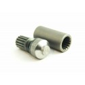 Bushing + splined shaft KUBOTA L02 16T