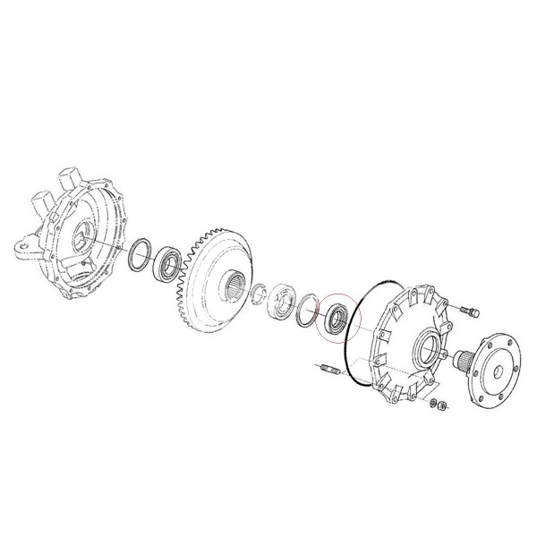 Seal, front axle, front wheel reduction gear, oil seal, 45x75, 45-75, 75x45, 75-45, 31393-43530, 5-08-101-12, 31393-435
