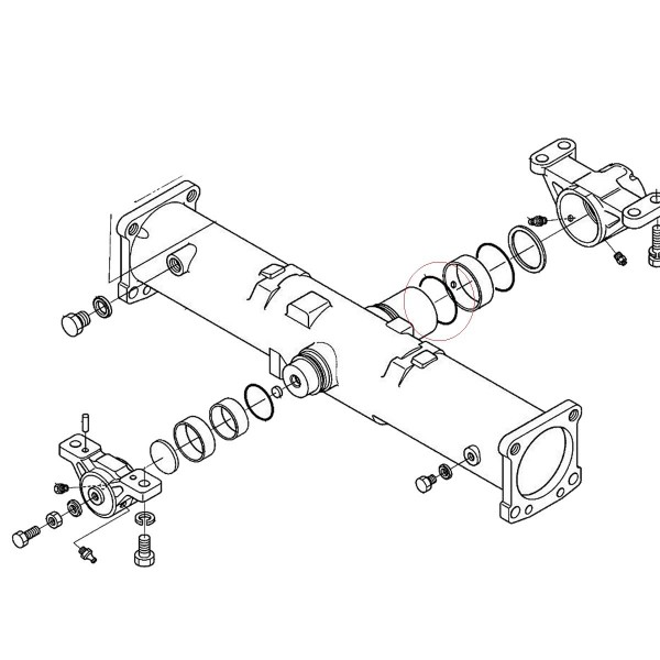 Junta tórica, junta tórica, 04811-50700, 5-27-104-02, Kubota L3301, Kubota L3408, Kubota L3901, 3,00 x 68,90, 3,00x68,90, 3x68,9