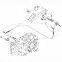 Linka wałka sprzęgła, Linka, cięgno sprzęgła wałka WOM, 3A111-27740, 5-25-105-17, Kubota M5000, Kubota M6800, Kubota M9000