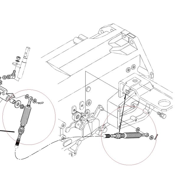 Câble inversé, 3C001-34596, 3C001-34597, 3C001-34590, 3C001-34594, W9501-62021, 3C001-34595, 5-25-105-24, Kubota M5040, Kubota