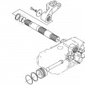 Joint torique, arbre de levage à trois points, 04816-50550, Kubota M5000, Kubota M7950, 3,10 x 49,20, 3,10x49,20, 5-27-100-30