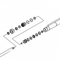 Uszczelki siłownika / Kubota FD160D / FD203D / L3408 / L4508 / W9556-54511 / 5-07-137-01 | Traktor.com.pl