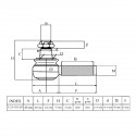 Hlava ojnice, 260 mm, Kubota M9000, Kubota M6S-111, 3A161-62920, Kubota M8200, Kubota M7030, 5-23-101-69
