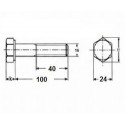 M16 x 100 screw M16x100 screw 8.8 AG 4FARMER