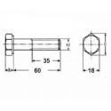 Schraube M12x60, 5,6