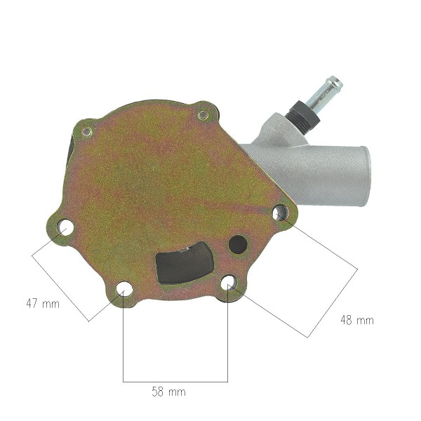 Water pump 5650-040-9302-0, 5650-040-930-20, MM409303, MM433424, MM409302