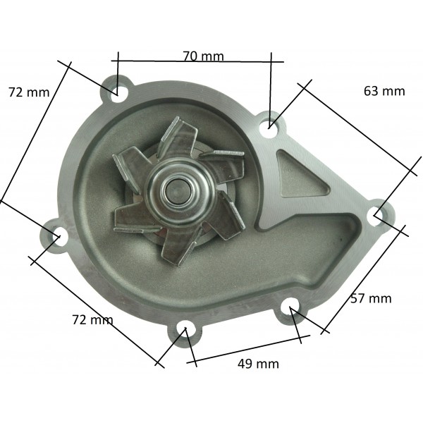 Pompa wody - Iseki E3AG1 / E3AD1 / E3AF1 / E3AE1 / 3AG1