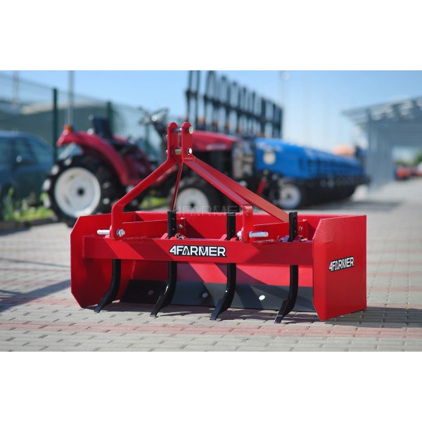 Równiarka, niwelator do traktora 4BS 123 cm 4FARMER