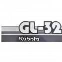 Kubota GL32 stickers
