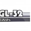 Kubota GL32 stickers