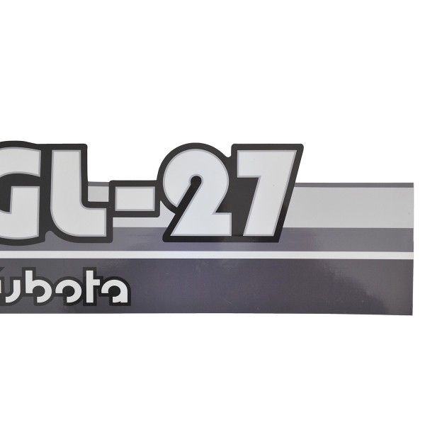 Kubota GL27 stickers