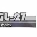 Naklejki Kubota GL27