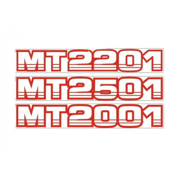 Mitsubishi MT2XX1 stickers