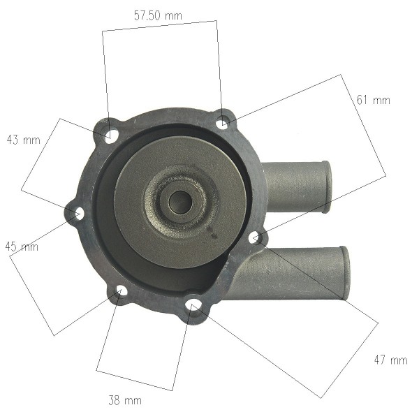 Vodné čerpadlo Yanmar, 721250-42700, CH12859, 724768-42700, Yanmar 2TR20