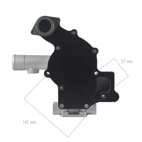 Wasserpumpe, 129917-42010, Yanmar 4TNE82, Yanmar 4TNE92, Kubota 4D92,