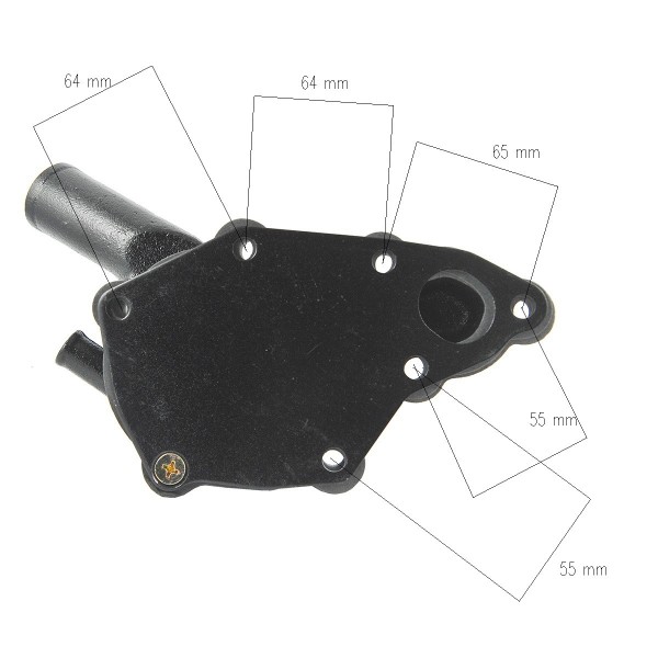 Pompa wody - Isuzu 2AA1 / 2AB1 / 3AA1 / 3AB1 / Iseki 3AD1 | Traktor.com.pl