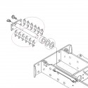 Espaciadores 198240-11540, 5-07-120-03, Yanmar EF453T, Cub Cadet EX450