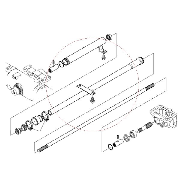 Drive Shaft Cover TC402-14580, 5-15-260-29