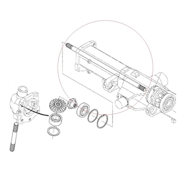 Front axle shaft 24T 24T 3C011-43210 700 mm RH Kubota M5040 M6040 M7040 M7060 M8540 5-18-114-21
