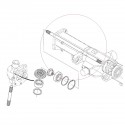 Arbre de pont avant 24T 24T 3C011-43210 700 mm RH Kubota M5040 M6040 M7040 M7060 M8540 5-18-114-21