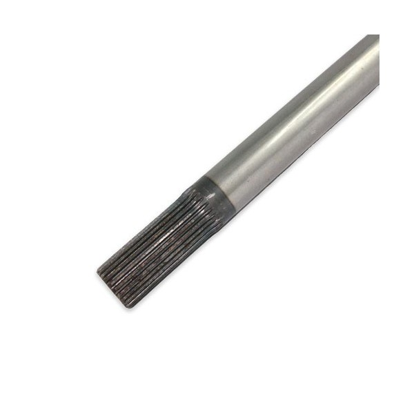 Welle Vorderrad M7040 Links 24Tx24T B. 26mm. L. 465mm.