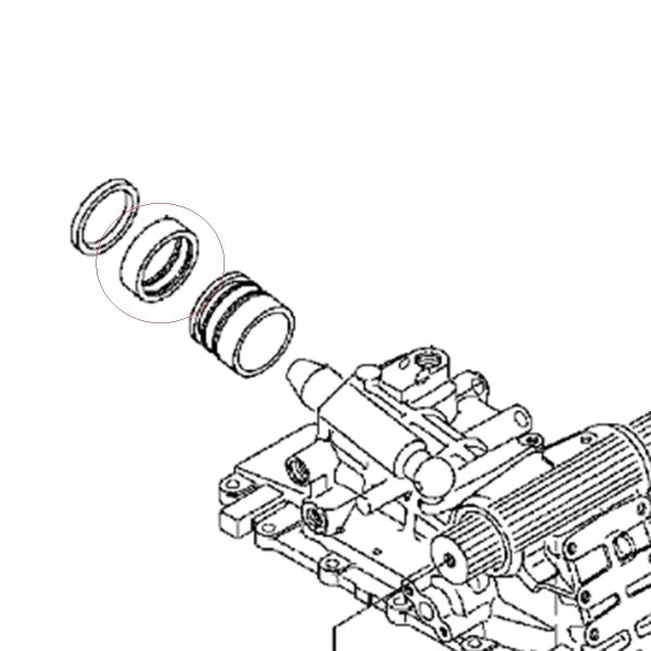 Bague de retenue Yanmar EF453T, 198133-43360, 5-18-108-10