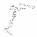 Soporte de palanca de marcha atrás, TA040-43870, 5-23-106-07, Kubota L3010, Kubota B7040, Kubota M9540, soporte, montaje