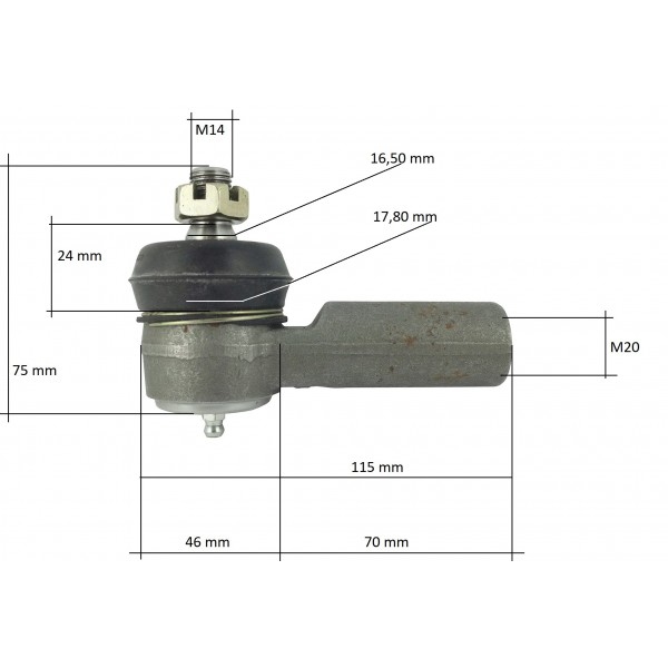 Drag Rod End Set L4508