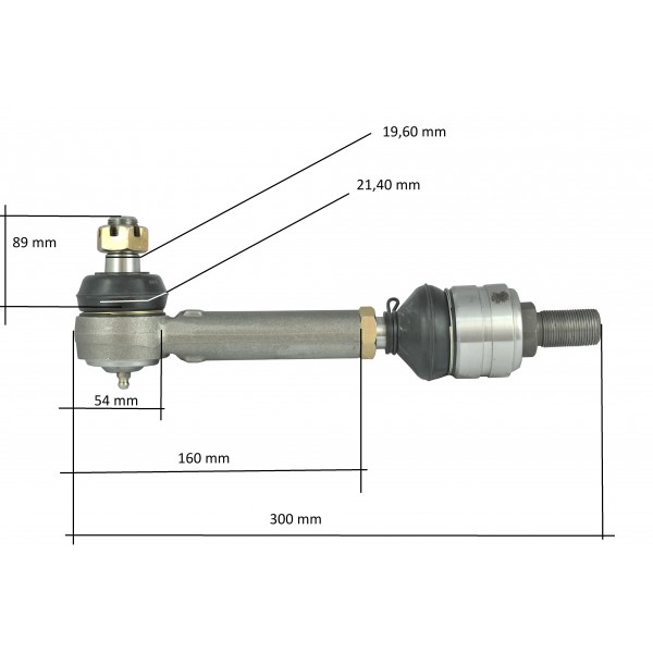 Kubota M5000 Tie Rod End Kit