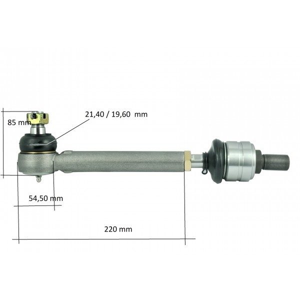 Kubota M7040 tie rod end - joint kit