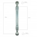 Śruba rzymska, Kat I, M24, 500-710 mm, centralka, ramię środkowe