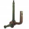 Ľavý čap riadenia, kĺb prednej nápravy, Iseki TS2810, 9-03-101-02, vretená