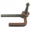 Right steering knuckle, front axle joint, Iseki TS2810, 9-03-101-01, 2WD, spindle