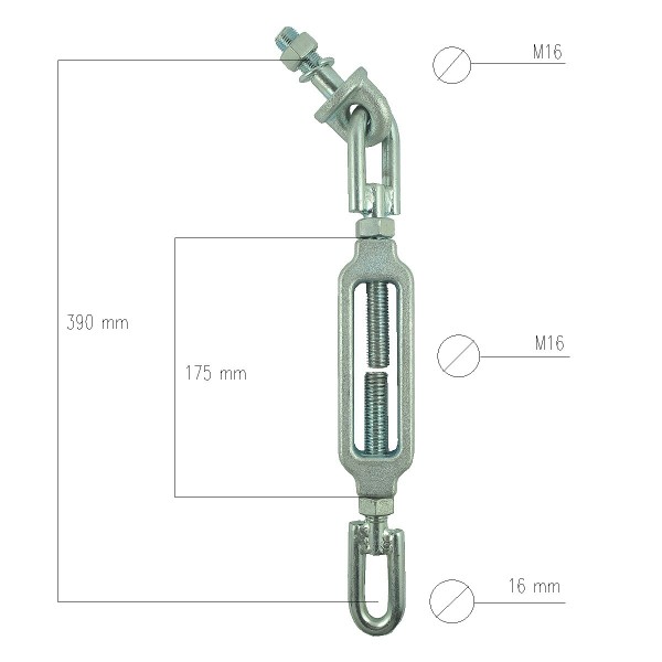 Trojbodový stabilizátor ramena Kubota L3008, Kubota L3608, Kubota L4708