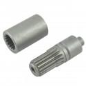 Hriadeľ 16T/77 mm + objímka 16T/50 mm / Yanmar EF352T/EF393T / 5-15-232-29