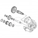 Hřídel převodovky / 138 mm / Yanmar EF453T / Cub Cadet EX450 / 198133-25960 / 5-18-132-10
