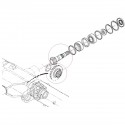 Talířové kolo, vstupní hřídel, 3C051-42300, 5-19-127-13, Kubota M4N-071, Kubota M5N-091, Kubota M5N-111, Kubota M6040, Kubota M7