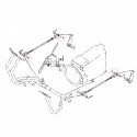Pasador de varillaje de freno, pasador de varillaje de embrague, 05122-50822, 5-25-102-37, Kubota B20, Kubota B2150, Kubota L340